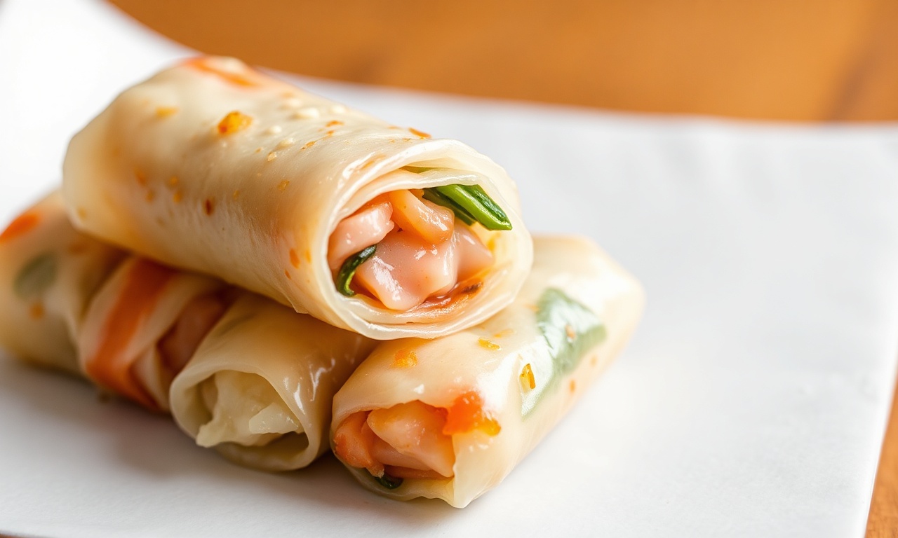 Crispy Cha Gio spring rolls: exploring the art of this delightful dish.