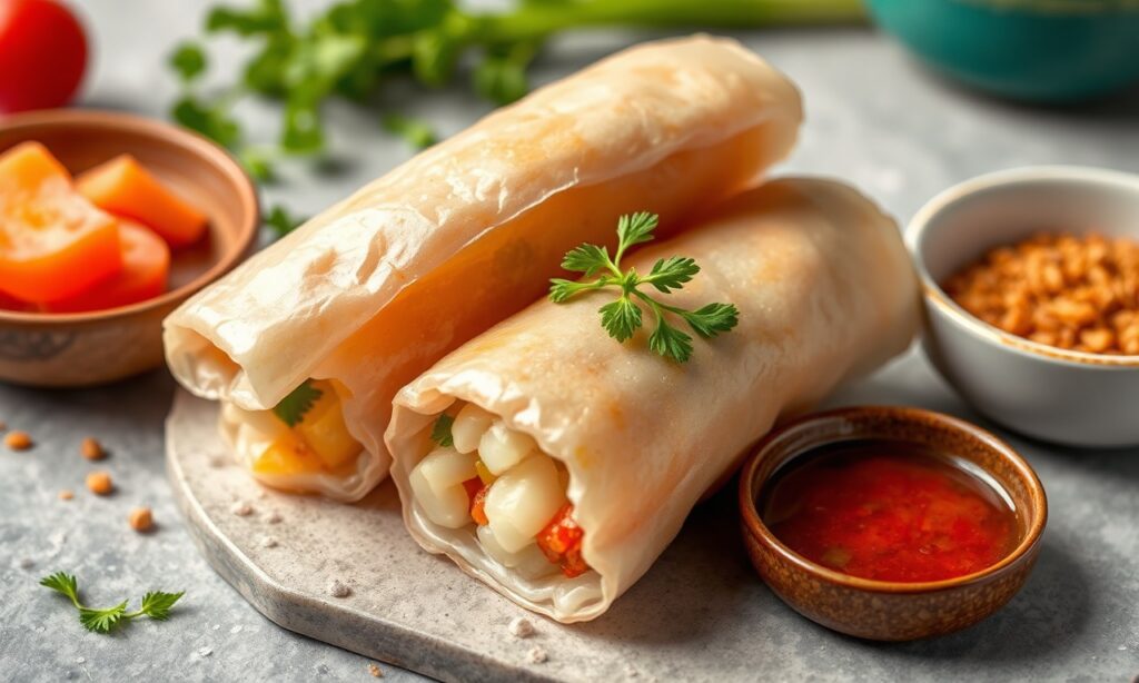 Crispy Cha Gio spring rolls, a delicious Vietnamese delight.