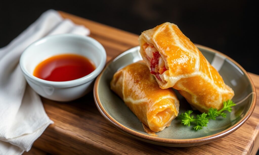 Crispy Cha Gio spring rolls: exploring the art of this delightful Vietnamese crispy snack.