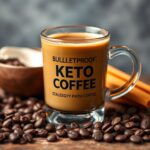 Bulletproof Keto coffee: a rich, creamy morning energy boost.