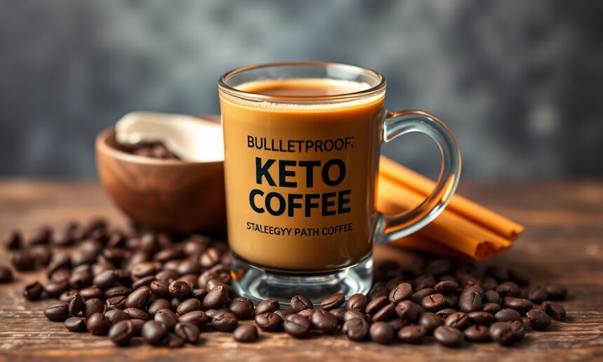Bulletproof Keto coffee: a rich, creamy morning energy boost.