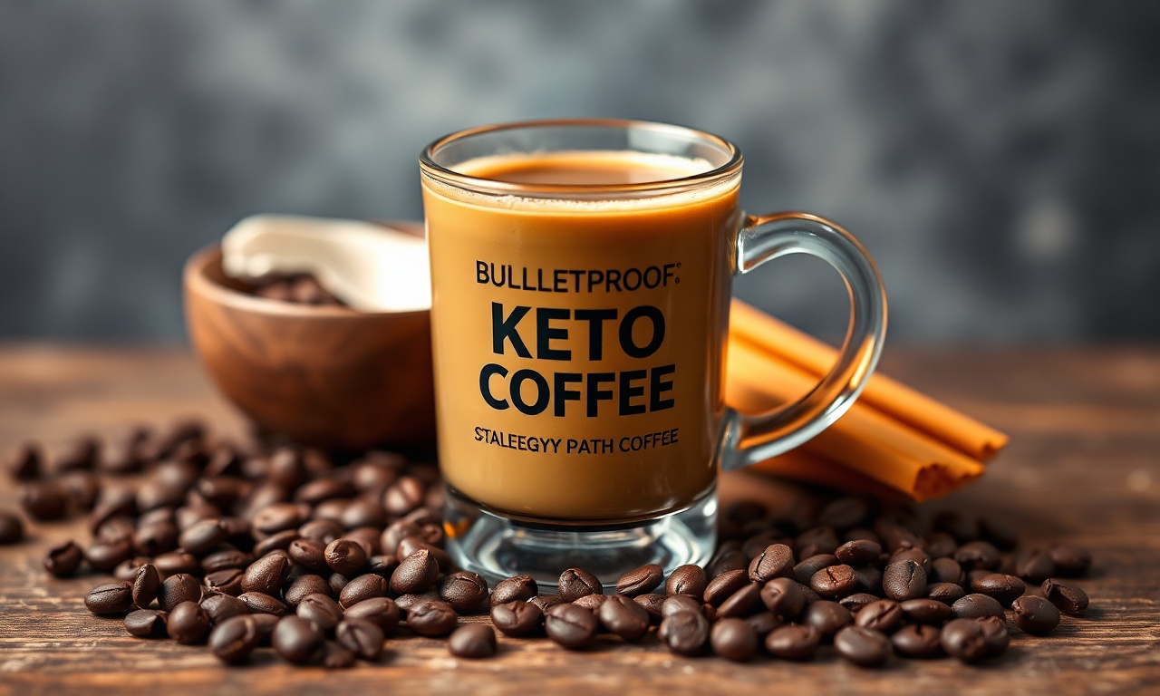 Bulletproof Keto coffee: a rich, creamy morning energy boost.
