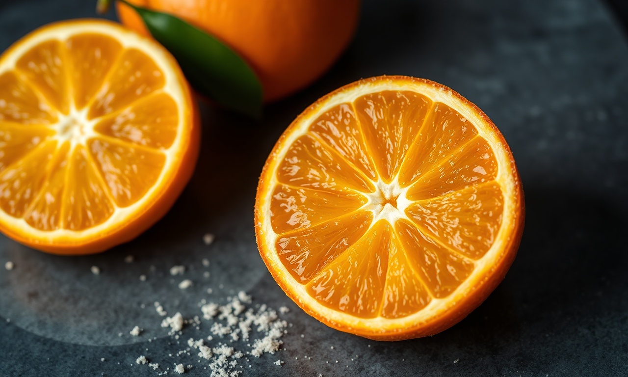Delicious candied orange peel, a sweet and zesty delight.