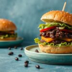 Hearty sweet potato black bean burgers: a delicious, tasty twist.
