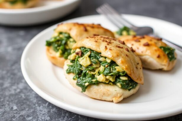 Perfect Keto spinach artichoke stuffed chicken breast recipe.
