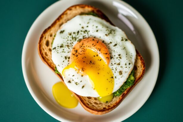 Elevate breakfast: Pesto eggs perfection on sourdough toast.