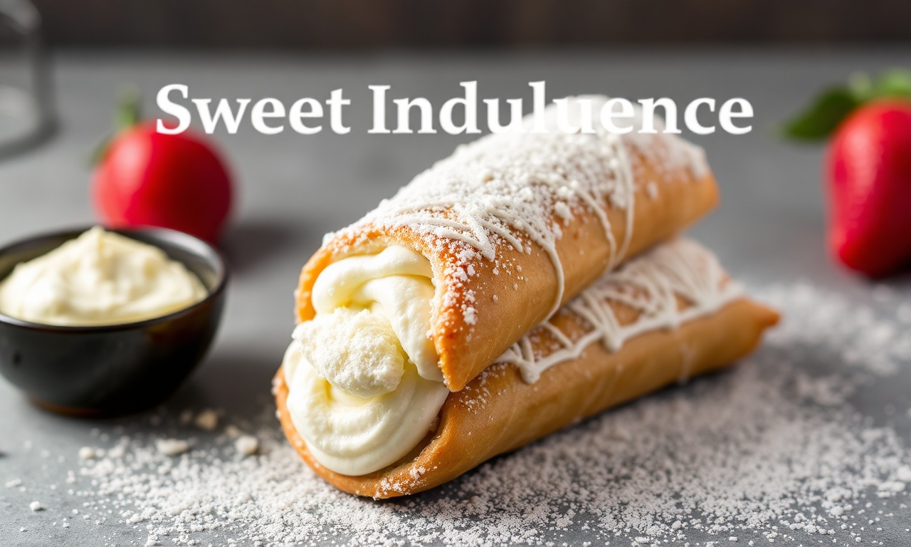 Sweet indulgence: creamy ricotta cannoli filling recipe.