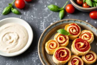 Delightful sun-dried tomato basil pinwheels recipe inspiration.