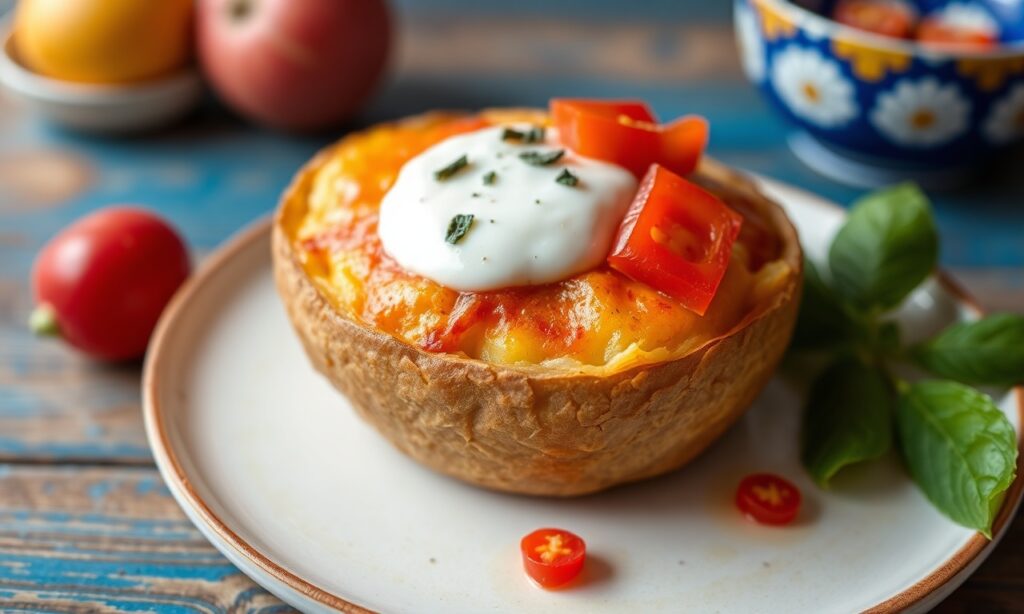 Vibrant Causa Rellena, Peru's colorful potato casserole delight.