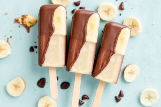 Chill Thrill: Decadent chocolate-dipped banana pops.
