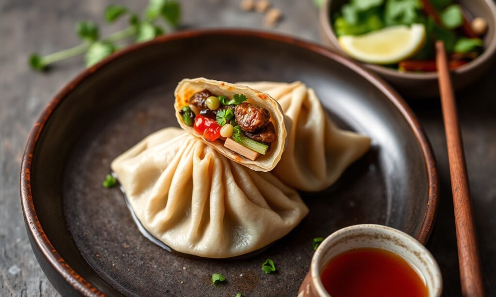 Delicious vegan gyoza: flavorful vegetable dumplings recipe.
