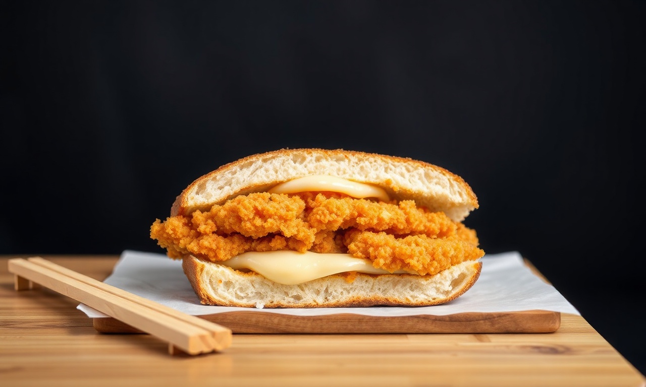 Crispy chicken katsu sando: Japan's ultimate sandwich treat.