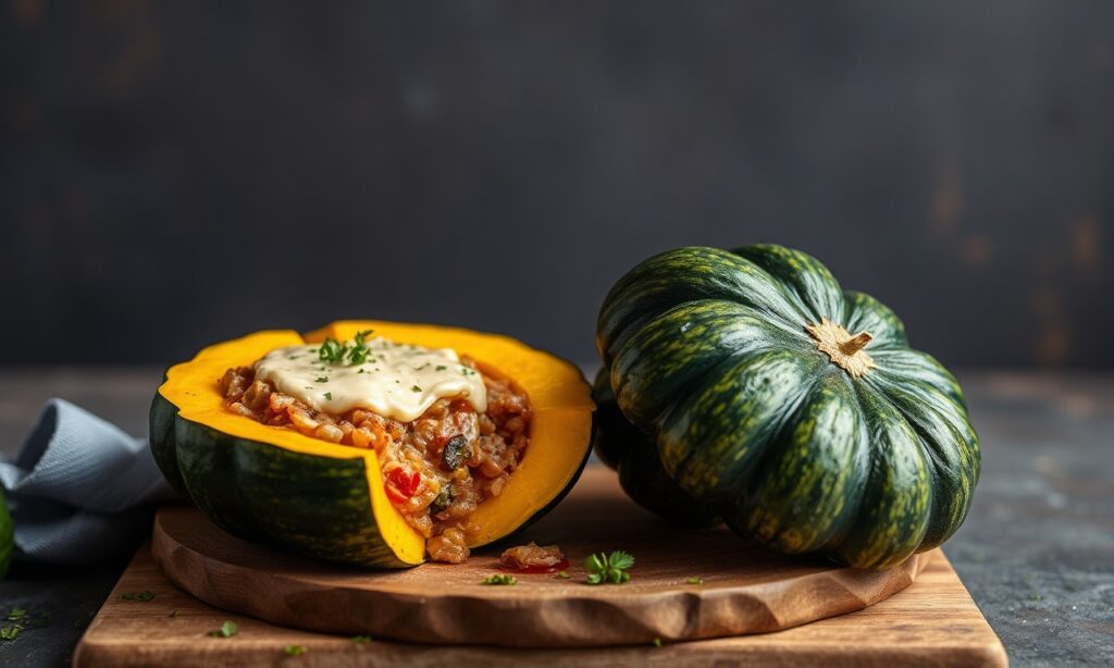 Delicious Zapallo Relleno: flavorful stuffed squash recipe.