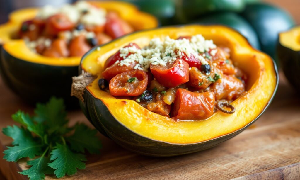 Delicious Zapallo Relleno: flavorful stuffed squash, a Latin American culinary gem.