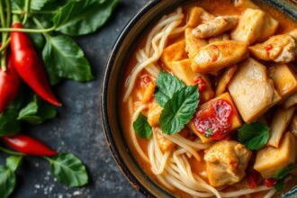 Pad Kra Pao Gai: Spicy Thai basil chicken, a delightful dish.