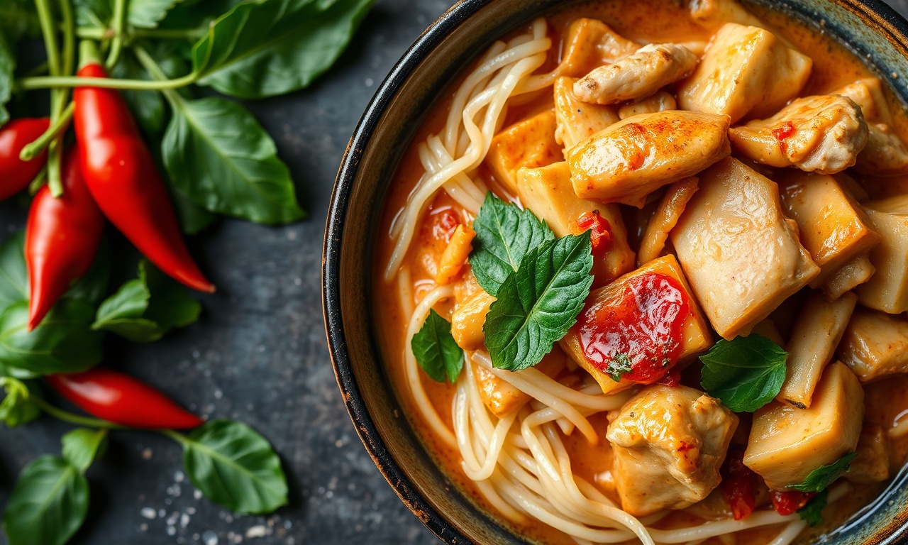 Pad Kra Pao Gai: Spicy Thai basil chicken, a delightful dish.