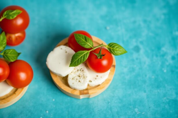 Perfect bite-sized cherry tomato mozzarella delights.