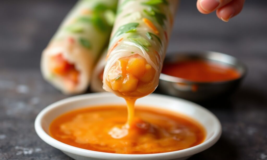 Unlocking secrets: Authentic Vietnamese spring roll sauce recipe for unforgettable dips.