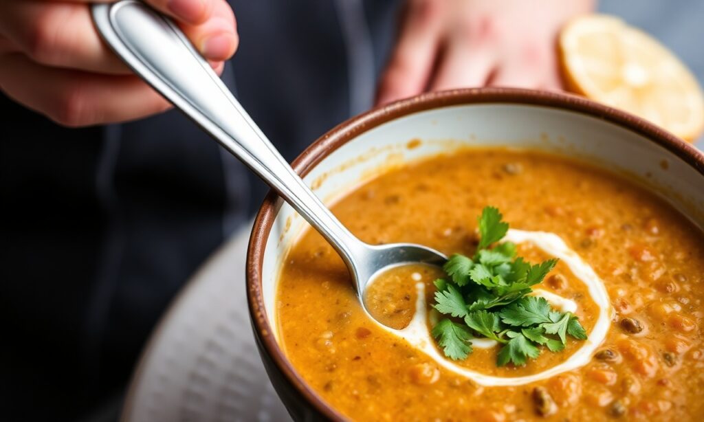 Hearty Lentejas Love soup: classic, perfect lentil recipe for soulful cooking.