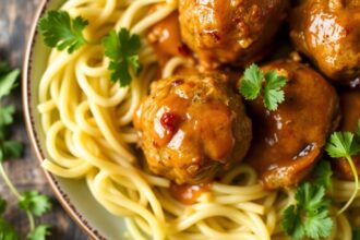 Delicious plant-based Swedish meatballs reimagined for a delightful meal.
