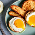 Eggs perfect with toast soldiers, ultimate comfort breakfast.