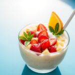 Refreshing Piña Colada smoothie bowl recipe: Tropical breakfast delight.