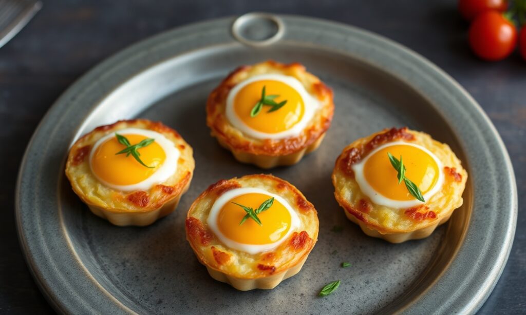 Flavorsome mini egg frittatas for a delightful morning bite.