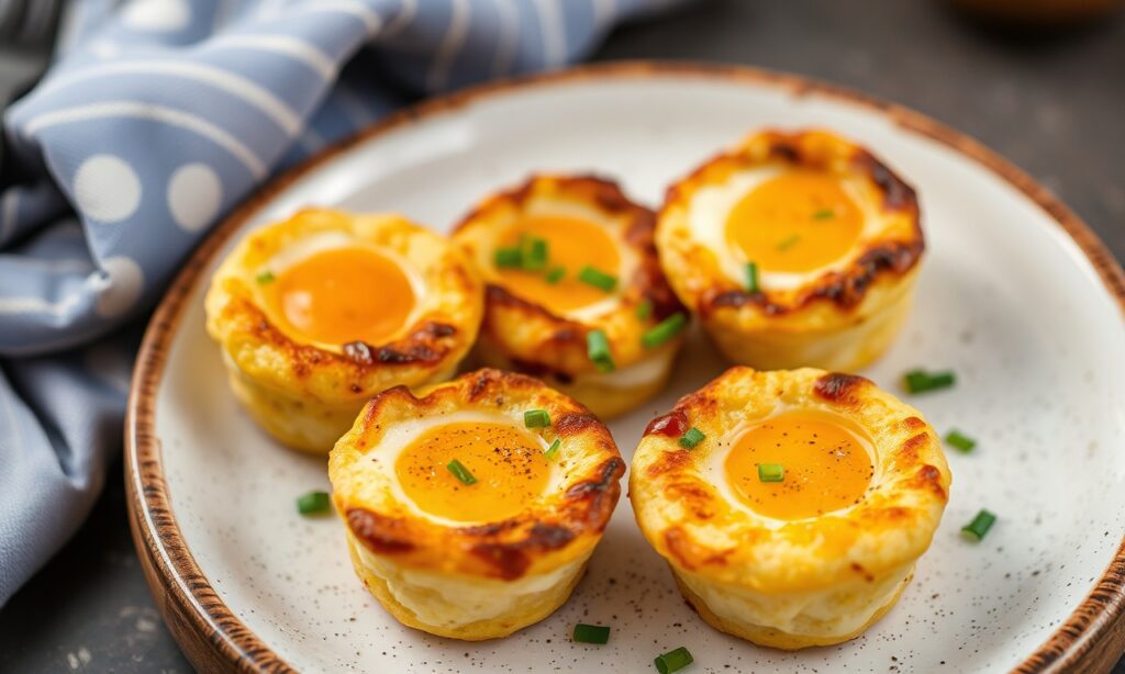 Flavorsome mini egg frittatas for a delightful morning bite.