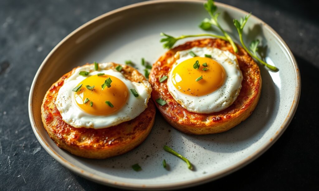 Sunny mornings: fried eggs, avocado, smoked salmon breakfast delight.