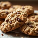 Secret perfectly chewy oatmeal cookies baked golden brown.