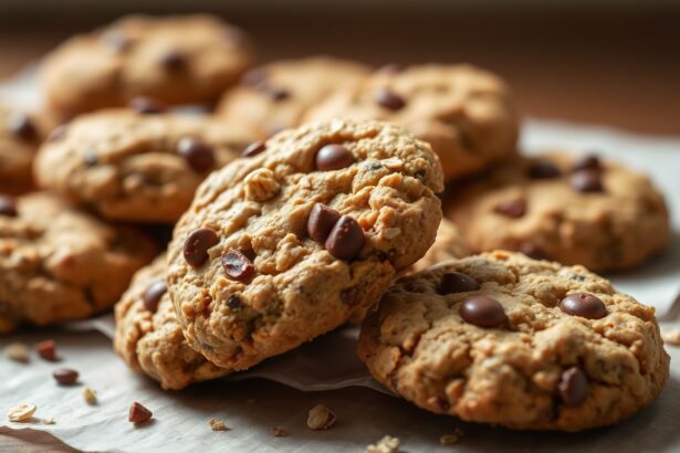 Secret perfectly chewy oatmeal cookies baked golden brown.