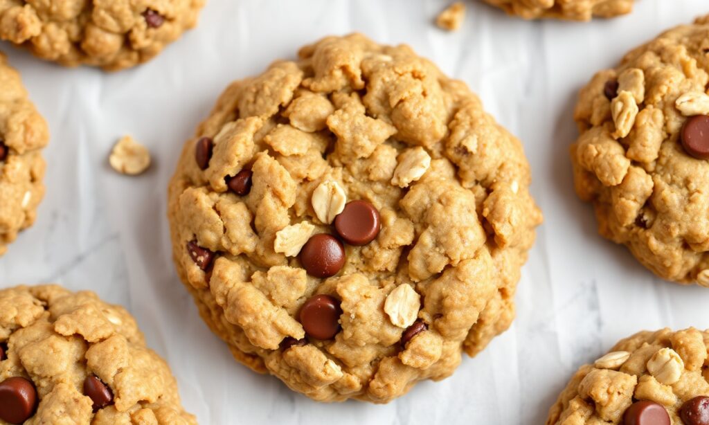 Secret perfectly chewy oatmeal cookie texture.