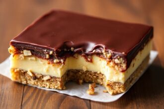 Delicious Nanaimo Bars: Canada's no-bake sweet treat.