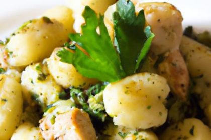 Savor Pesto Gnocchi with Chicken: A Flavorful Twist