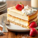 Irresistible charm: delicious Torta de Tres Leches uncovered.