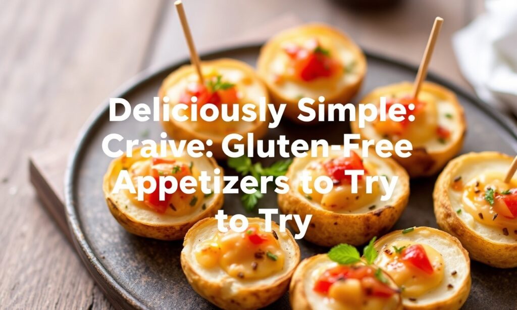 Deliciously Simple gluten-free appetizers for easy entertaining.
