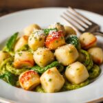 Savor pesto gnocchi with chicken: ultimate flavorful twist.