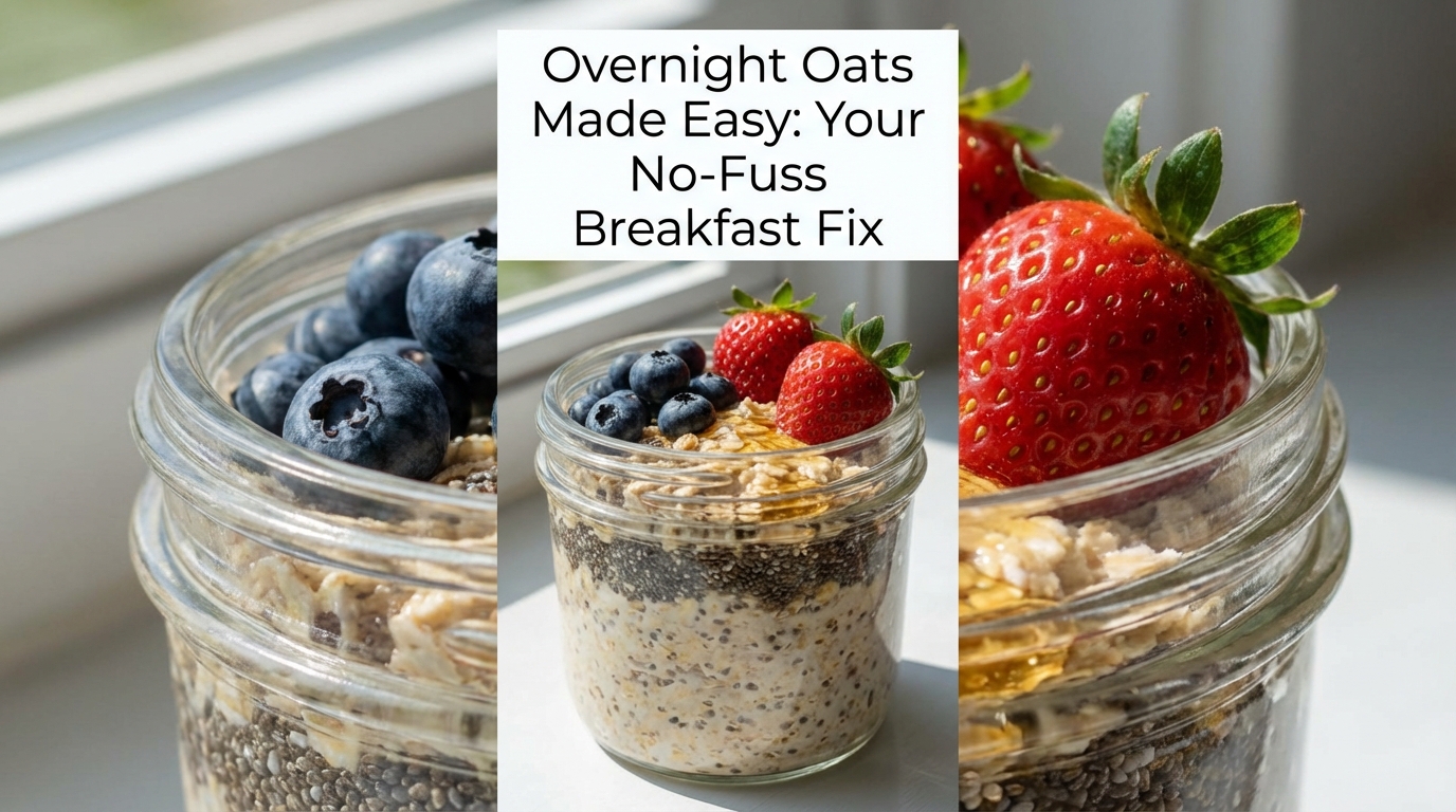 Overnight Oats Made Easy: Your No-Fuss Breakfast Fix