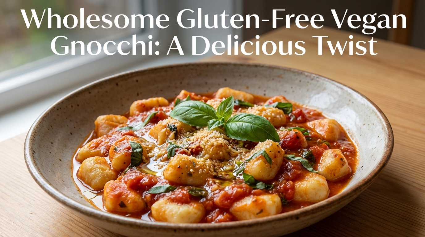 Wholesome Gluten-Free Vegan Gnocchi: A Delicious Twist
