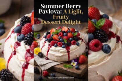 Summer Berry Pavlova: A Light, Fruity Dessert Delight
