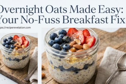 Overnight Oats Made Easy: Your No-Fuss Breakfast Fix