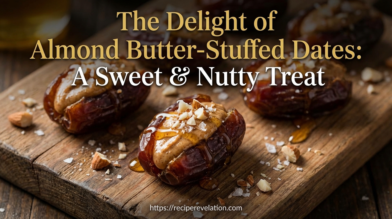 Sweet & Nutty: The Delight of Almond Butter-Stuffed Dates