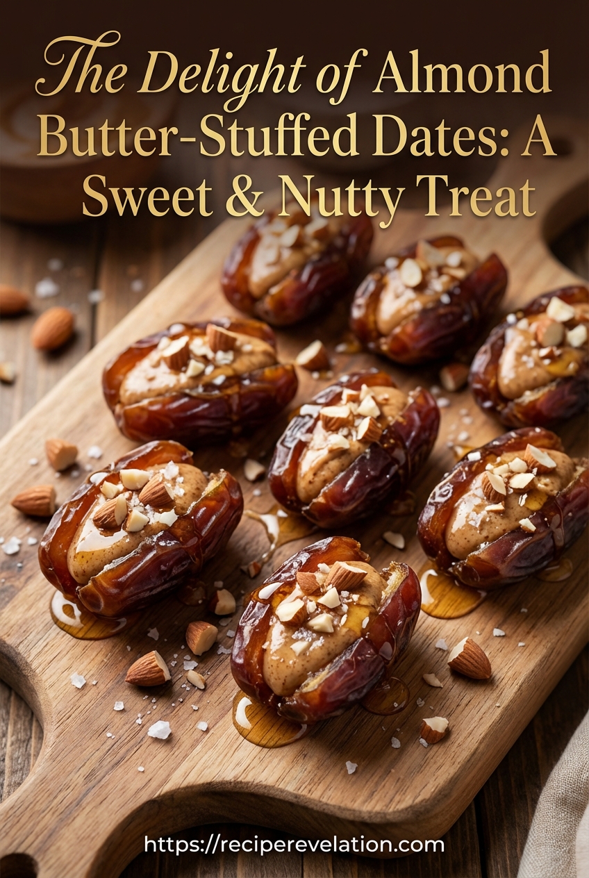 Sweet & Nutty: The Delight of Almond Butter-Stuffed Dates