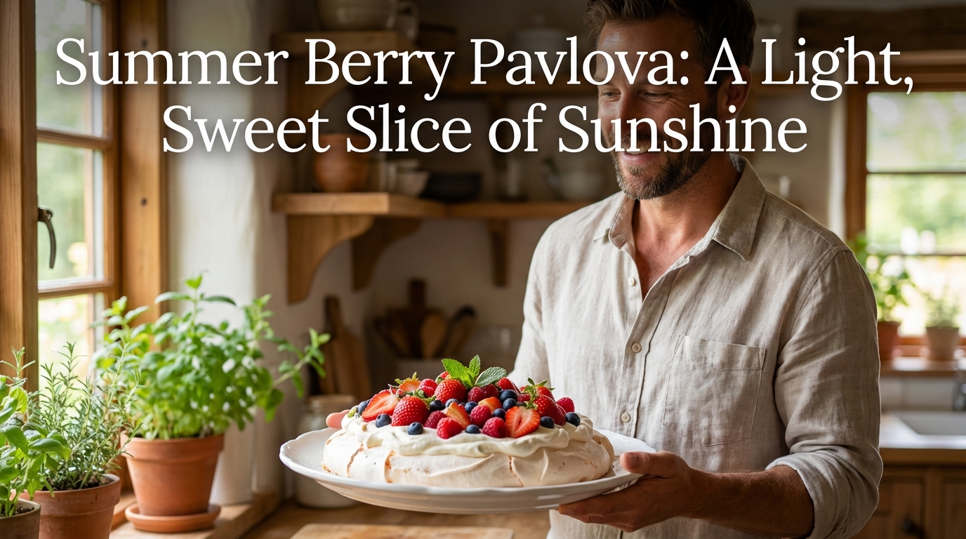 Summer Berry Pavlova: A Light, Sweet Slice of Sunshine