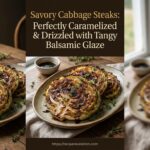 Savory Cabbage Steaks Drizzled with Tangy Balsamic Glaze