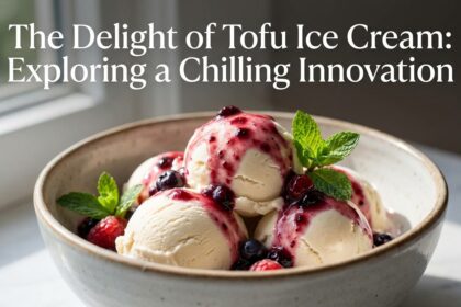 Chilling Innovation: Exploring the Delight of Tofu Ice Cream