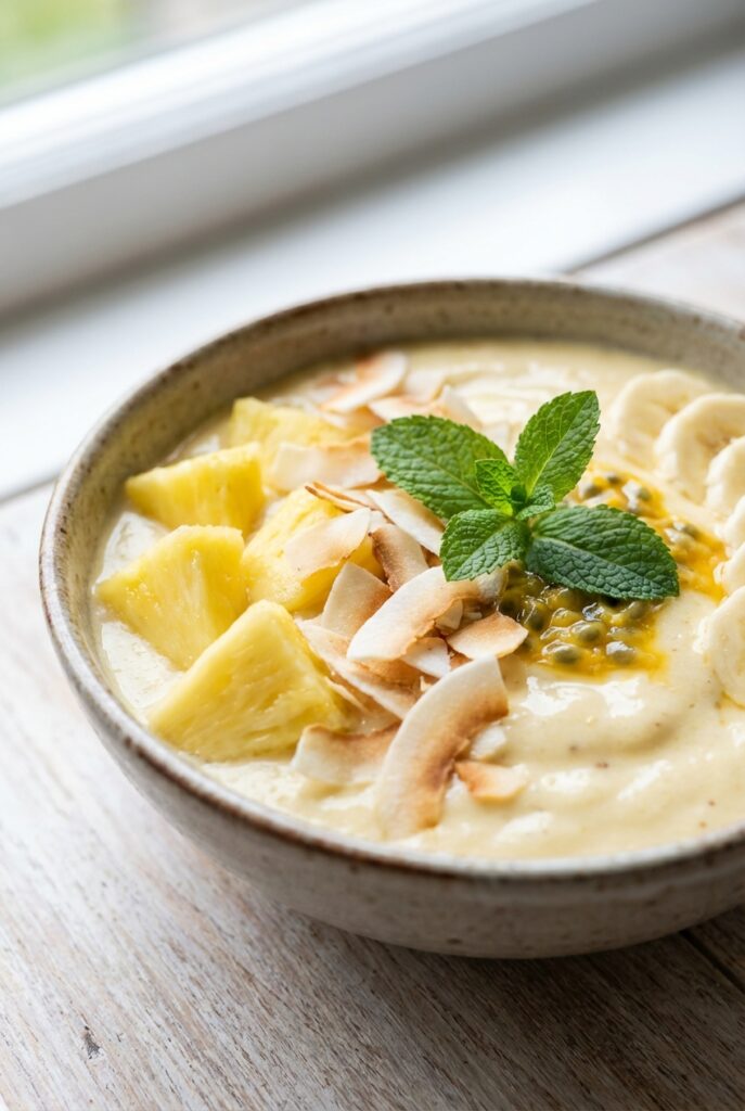 Tropical Bliss: How to Make a Refreshing Piña Colada Smoothie Bowl