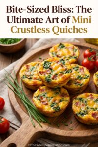 Bite-Sized Bliss: The Art of Mini Crustless Quiches