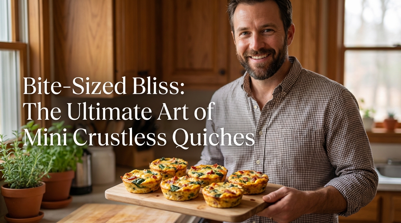 Bite-Sized Bliss: The Art of Mini Crustless Quiches