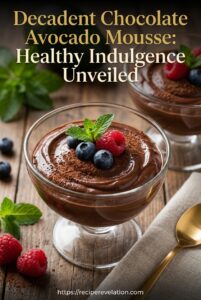 Decadent Chocolate Avocado Mousse: Healthy Indulgence Unveiled
